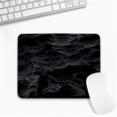 Black Sea Minimalist Dark Aesthetics Vaporwave Small Mousepad by Cemarart