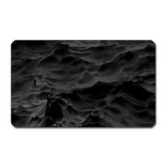 Black Sea Minimalist Dark Aesthetics Vaporwave Magnet (rectangular) by Cemarart