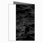 Black Sea Minimalist Dark Aesthetics Vaporwave Greeting Cards (Pkg of 8) Right