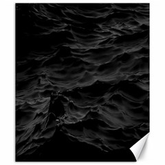 Black Sea Minimalist Dark Aesthetics Vaporwave Canvas 20  X 24  by Cemarart