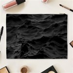 Black Sea Minimalist Dark Aesthetics Vaporwave Cosmetic Bag (XL) Back