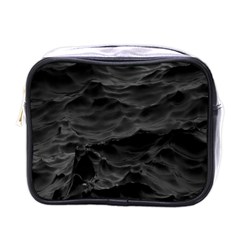 Black Sea Minimalist Dark Aesthetics Vaporwave Mini Toiletries Bag (one Side) by Cemarart