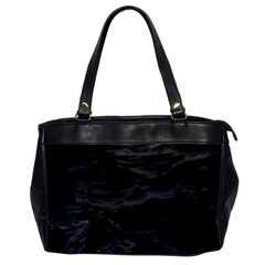 Black Sea Minimalist Dark Aesthetics Vaporwave Oversize Office Handbag by Cemarart