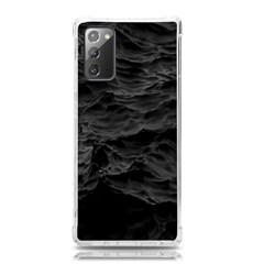 Black Sea Minimalist Dark Aesthetics Vaporwave Samsung Galaxy Note 20 Tpu Uv Case by Cemarart