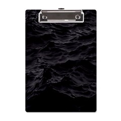 Black Sea Minimalist Dark Aesthetics Vaporwave A5 Acrylic Clipboard by Cemarart