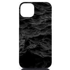 Black Sea Minimalist Dark Aesthetics Vaporwave Iphone 14 Plus Black Uv Print Case by Cemarart