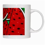 Summer Watermelon Fruit White Mug Right