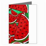 Summer Watermelon Fruit Greeting Cards (Pkg of 8) Left