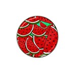 Summer Watermelon Fruit Hat Clip Ball Marker Front