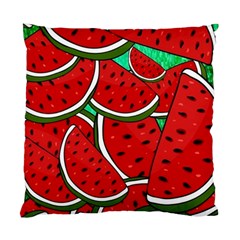 Summer Watermelon Fruit Standard Cushion Case (two Sides) by Cemarart