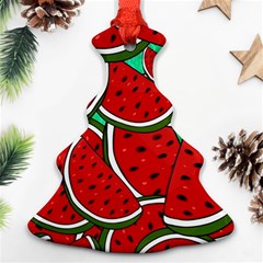 Summer Watermelon Fruit Ornament (christmas Tree)  by Cemarart