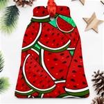 Summer Watermelon Fruit Ornament (Bell) Front