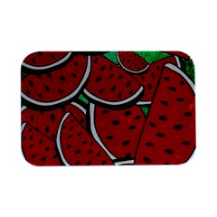 Summer Watermelon Fruit Open Lid Metal Box (silver)   by Cemarart