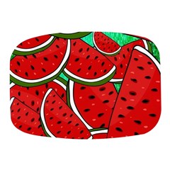 Summer Watermelon Fruit Mini Square Pill Box by Cemarart