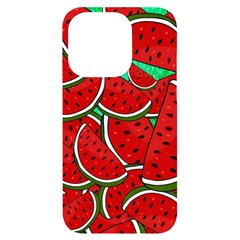 Summer Watermelon Fruit Iphone 14 Pro Black Uv Print Case