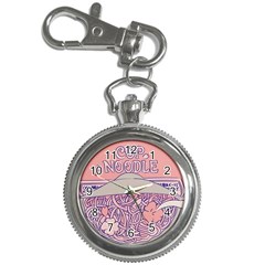 Ramen Kawaii Aesthetic Pink Key Chain Watches by Cemarart