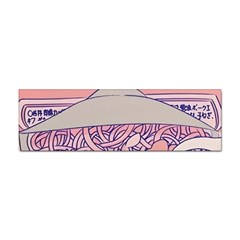 Ramen Kawaii Aesthetic Pink Sticker (bumper) by Cemarart