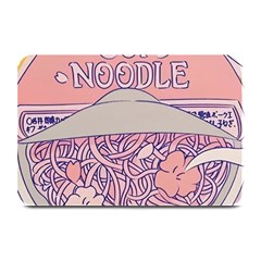 Ramen Kawaii Aesthetic Pink Plate Mats by Cemarart