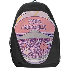 Ramen Kawaii Aesthetic Pink Backpack Bag by Cemarart