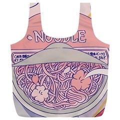 Ramen Kawaii Aesthetic Pink Full Print Recycle Bag (xl) by Cemarart