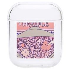 Ramen Kawaii Aesthetic Pink Hard Pc Airpods 1/2 Case by Cemarart