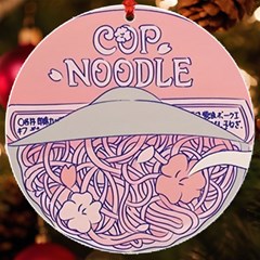 Ramen Kawaii Aesthetic Pink Uv Print Acrylic Ornament Round