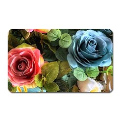 Flower Roses Magnet (rectangular) by Cemarart