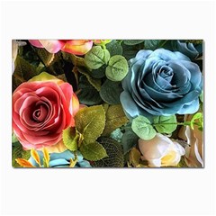 Flower Roses Postcard 4 x 6  (pkg Of 10) by Cemarart