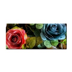 Flower Roses Hand Towel by Cemarart