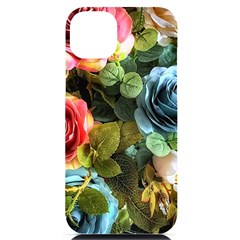 Flower Roses Iphone 14 Plus Black Uv Print Case by Cemarart