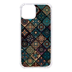 Flower Texture Background Colorful Pattern Iphone 14 Tpu Uv Print Case by Cemarart