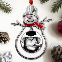 Png Huod Metal Snowman Ornament by saad11