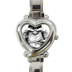 Png Houed Heart Italian Charm Watch by saad11