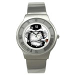 Png houed Stainless Steel Watch Front