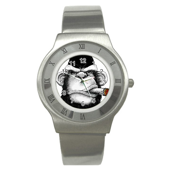 Png houed Stainless Steel Watch