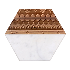 L5k62knmb81t3p2hgkotae5os5 Marble Wood Coaster (hexagon)  by saad11