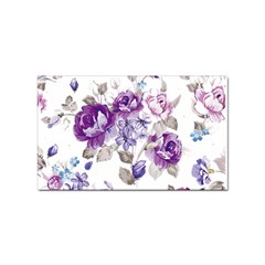 Flower-floral-design-paper-pattern-purple-watercolor-flowers-vector-material-90d2d381fc90ea7e9bf8355 Sticker (rectangular) by saad11