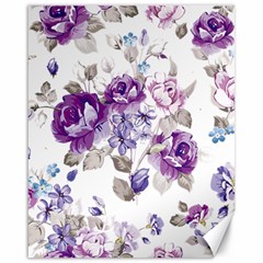 Flower-floral-design-paper-pattern-purple-watercolor-flowers-vector-material-90d2d381fc90ea7e9bf8355 Canvas 16  X 20  by saad11