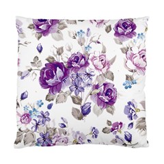 Flower-floral-design-paper-pattern-purple-watercolor-flowers-vector-material-90d2d381fc90ea7e9bf8355 Standard Cushion Case (one Side) by saad11