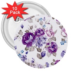 Flower-floral-design-paper-pattern-purple-watercolor-flowers-vector-material-90d2d381fc90ea7e9bf8355 3  Buttons (10 Pack)  by saad11