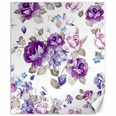 Flower-floral-design-paper-pattern-purple-watercolor-flowers-vector-material-90d2d381fc90ea7e9bf8355 Canvas 8  X 10  by saad11