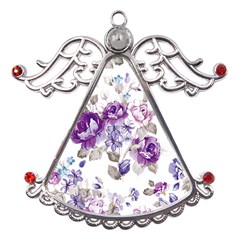 Flower-floral-design-paper-pattern-purple-watercolor-flowers-vector-material-90d2d381fc90ea7e9bf8355 Metal Angel With Crystal Ornament