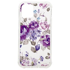 Flower-floral-design-paper-pattern-purple-watercolor-flowers-vector-material-90d2d381fc90ea7e9bf8355 Iphone 12 Mini Tpu Uv Print Case	 by saad11