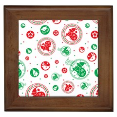 Christmas-texture-mapping-pattern-christmas-pattern-1bb24435f024a2a0b338c323e4cb4c29 Framed Tile by saad11