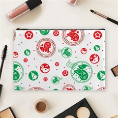 Christmas-texture-mapping-pattern-christmas-pattern-1bb24435f024a2a0b338c323e4cb4c29 Cosmetic Bag (large) by saad11