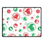 Christmas-texture-mapping-pattern-christmas-pattern-1bb24435f024a2a0b338c323e4cb4c29 Two Sides Fleece Blanket (Small) 45 x34  Blanket Back