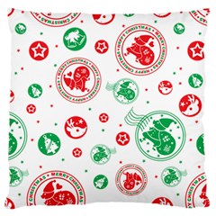 Christmas-texture-mapping-pattern-christmas-pattern-1bb24435f024a2a0b338c323e4cb4c29 Large Cushion Case (two Sides) by saad11