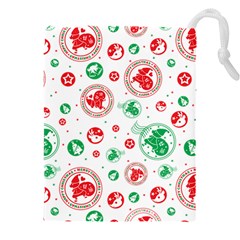 Christmas-texture-mapping-pattern-christmas-pattern-1bb24435f024a2a0b338c323e4cb4c29 Drawstring Pouch (5xl) by saad11