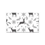 Gray-christmas-element-background-f4f0c9d44b5bbf0cb59e1f7f8d159344 Sticker Rectangular (10 pack) Front