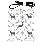 Gray-christmas-element-background-f4f0c9d44b5bbf0cb59e1f7f8d159344 Shoulder Sling Bag Front